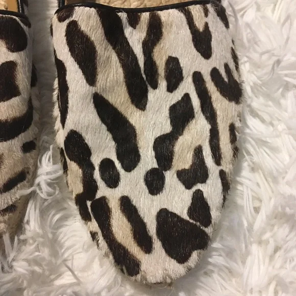 Belle Sigerson Morrison fur flats size 8 - Picture 5 of 10